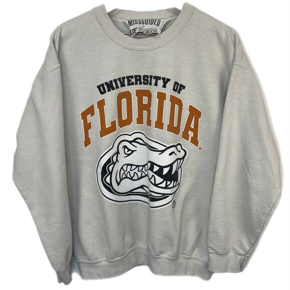 Missguided University of Florida Gators Crewneck Sweatshirt - Women's Size M - Picture 1 of 5